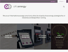 Tablet Screenshot of alfaenergygroup.com